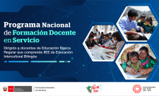 Minedu lanza convocatoria para participar en el programa nacional de formación docente en servicio